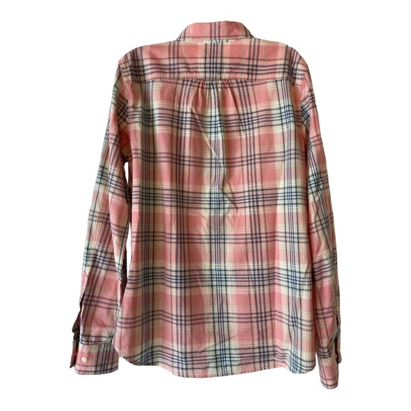 LRL Ralph LAUREN JEANS CO. Pink Plaid Shirt size: S - Picture 6 of 9